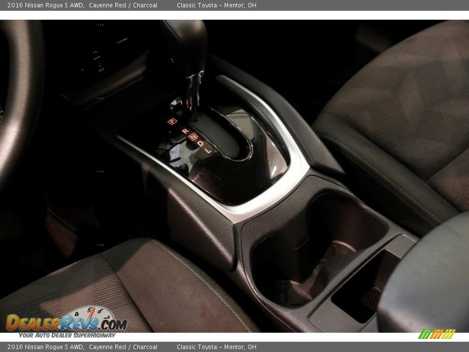 2016 Nissan Rogue S AWD Cayenne Red / Charcoal Photo #13