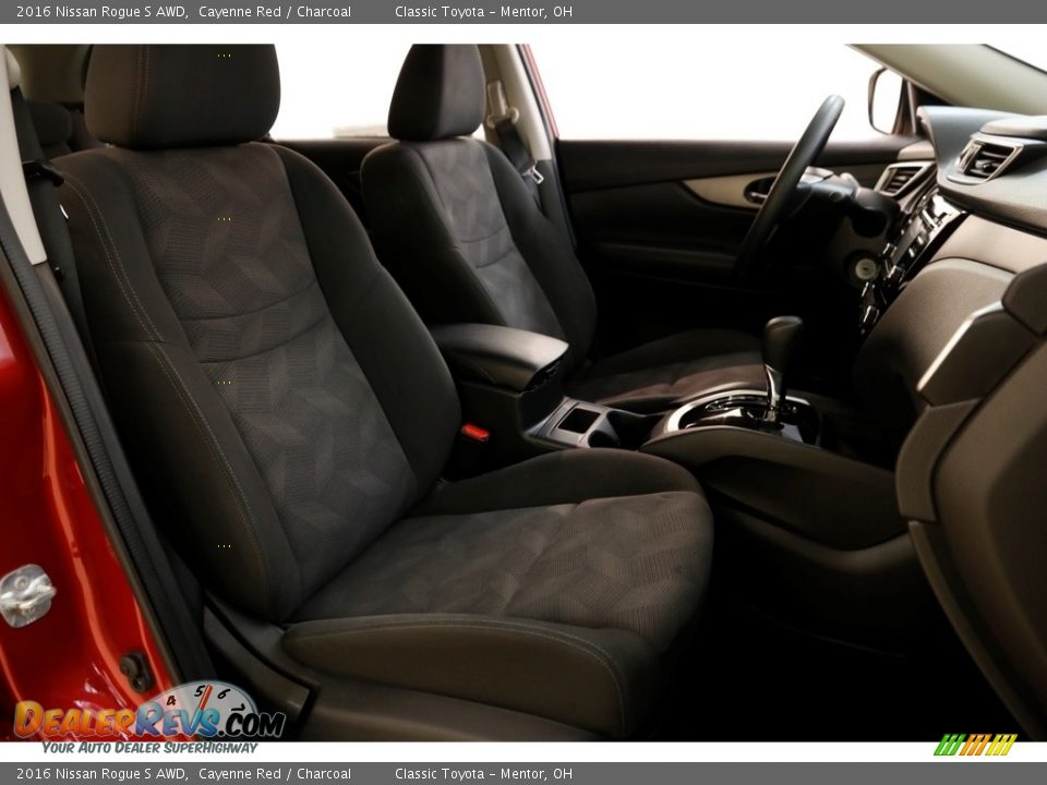 2016 Nissan Rogue S AWD Cayenne Red / Charcoal Photo #14