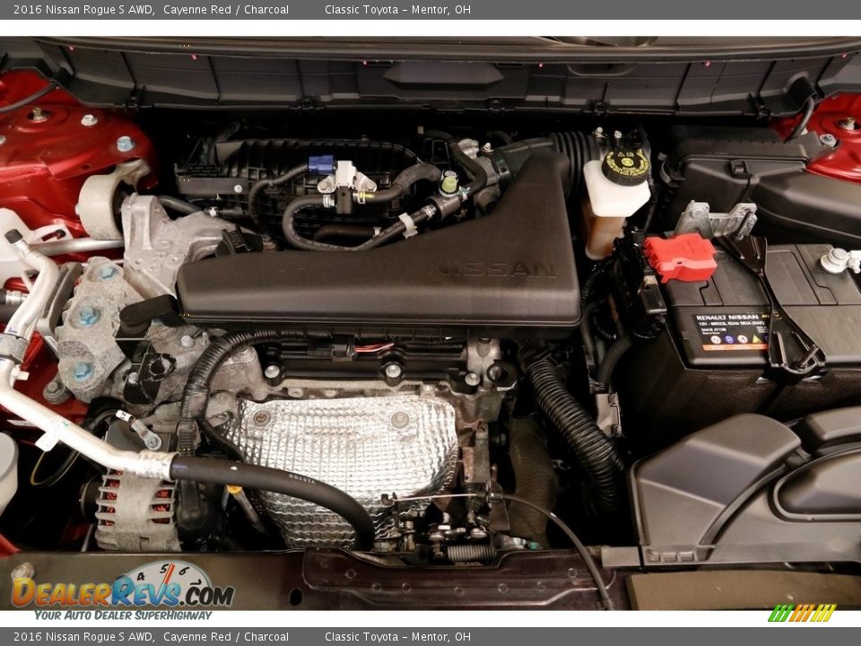 2016 Nissan Rogue S AWD Cayenne Red / Charcoal Photo #18