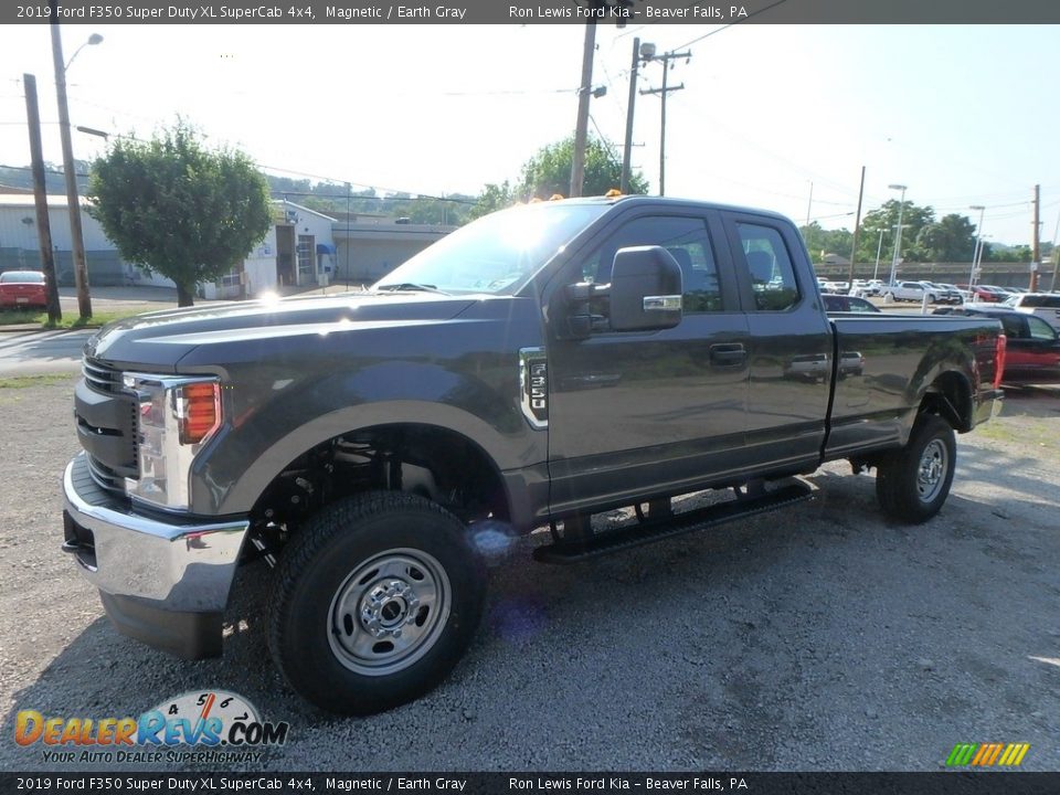 2019 Ford F350 Super Duty XL SuperCab 4x4 Magnetic / Earth Gray Photo #7