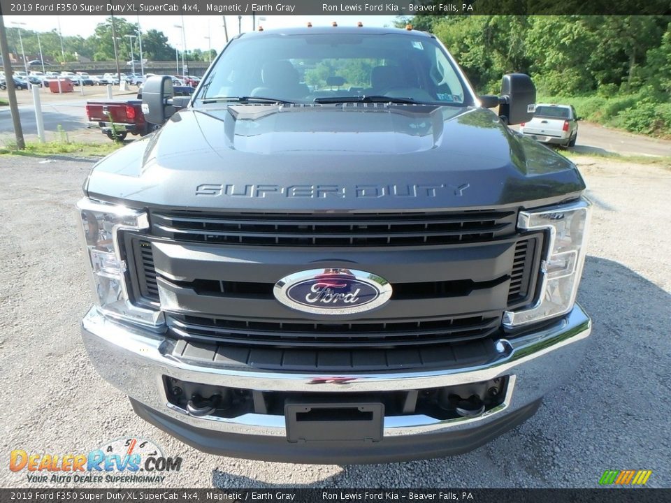 2019 Ford F350 Super Duty XL SuperCab 4x4 Magnetic / Earth Gray Photo #8