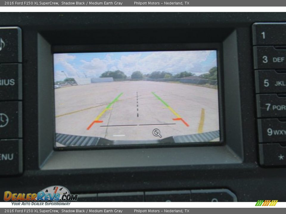 2016 Ford F150 XL SuperCrew Shadow Black / Medium Earth Gray Photo #17