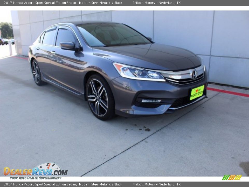 2017 Honda Accord Sport Special Edition Sedan Modern Steel Metallic / Black Photo #3