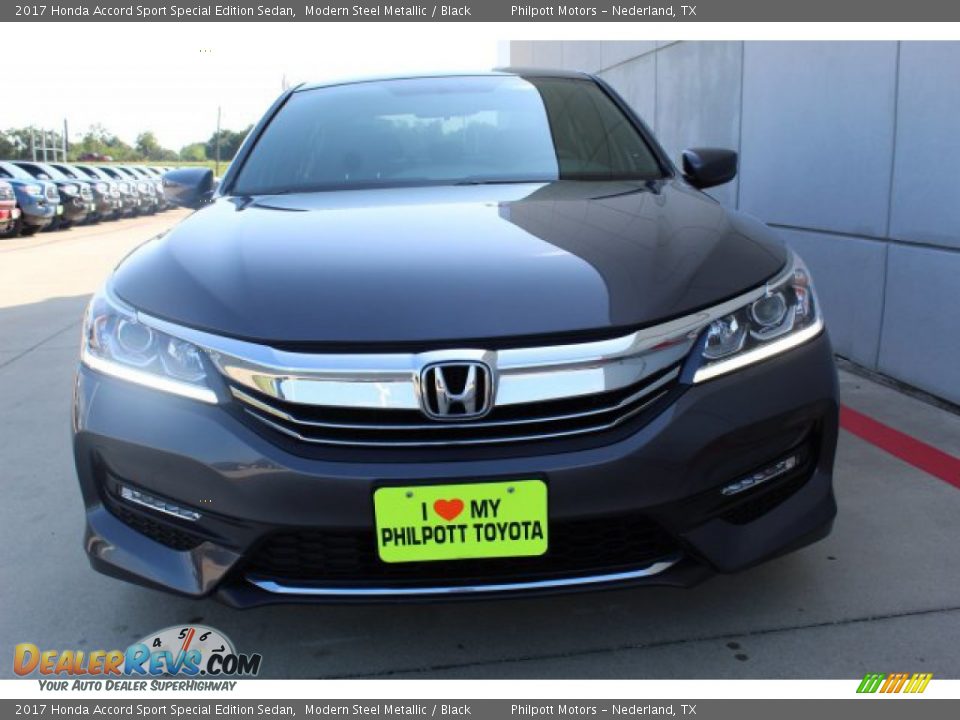 2017 Honda Accord Sport Special Edition Sedan Modern Steel Metallic / Black Photo #4