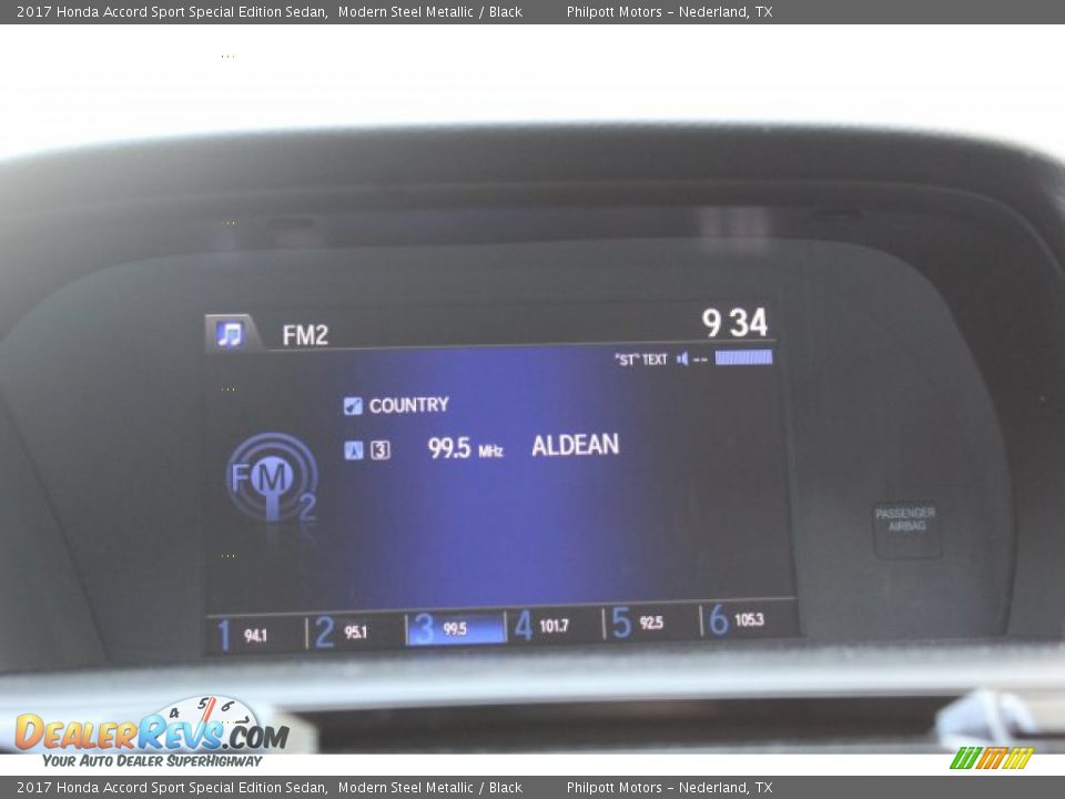 2017 Honda Accord Sport Special Edition Sedan Modern Steel Metallic / Black Photo #19