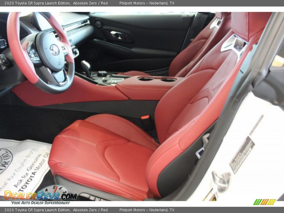 Front Seat of 2020 Toyota GR Supra Launch Edition Photo #7