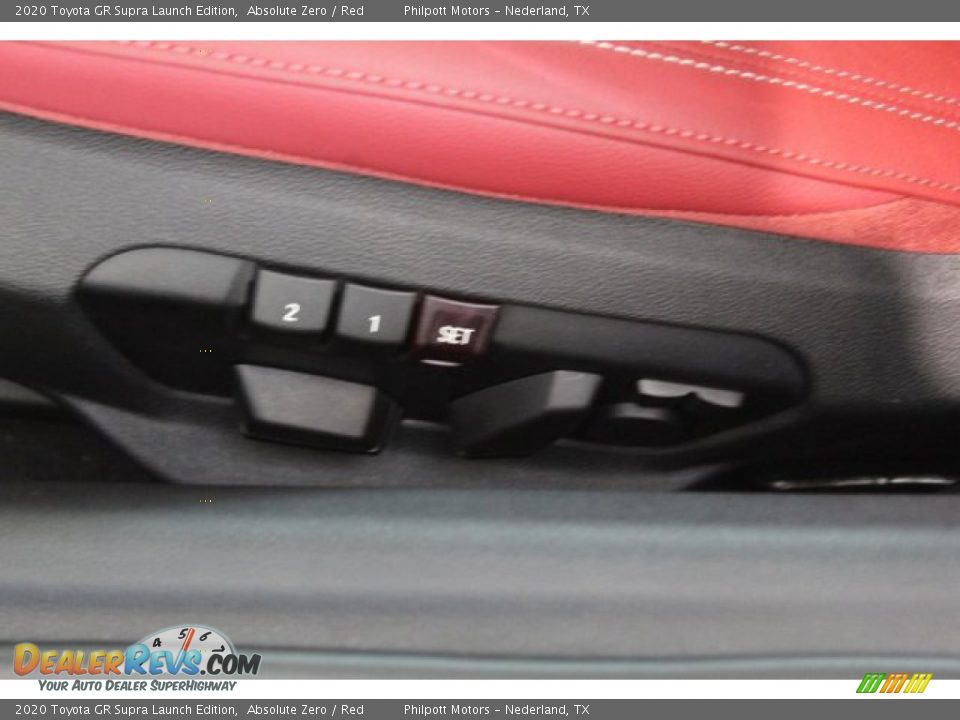 2020 Toyota GR Supra Launch Edition Absolute Zero / Red Photo #8