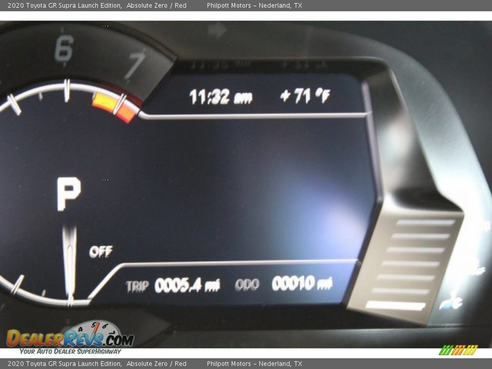 2020 Toyota GR Supra Launch Edition Absolute Zero / Red Photo #12