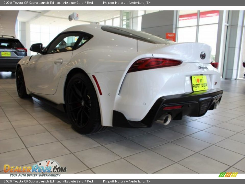 2020 Toyota GR Supra Launch Edition Absolute Zero / Red Photo #16