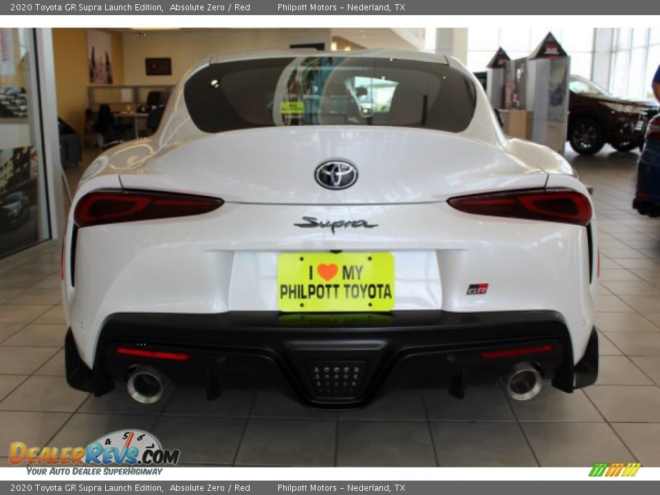 2020 Toyota GR Supra Launch Edition Absolute Zero / Red Photo #17