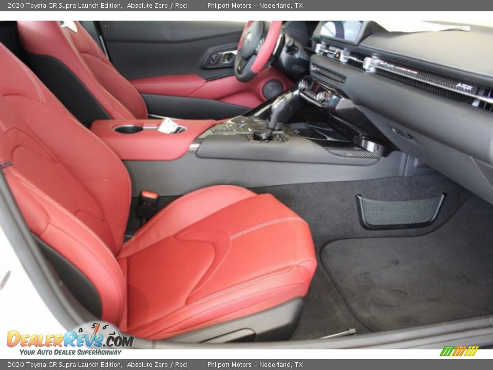 Red Interior - 2020 Toyota GR Supra Launch Edition Photo #20