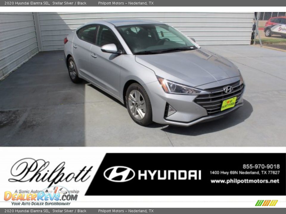 2020 Hyundai Elantra SEL Stellar Silver / Black Photo #1