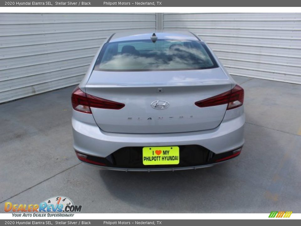 2020 Hyundai Elantra SEL Stellar Silver / Black Photo #7