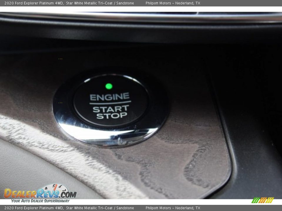 2020 Ford Explorer Platinum 4WD Star White Metallic Tri-Coat / Sandstone Photo #20