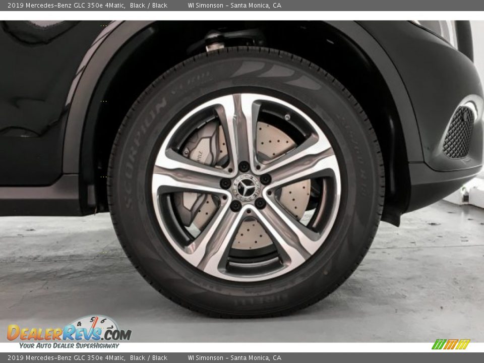 2019 Mercedes-Benz GLC 350e 4Matic Black / Black Photo #9