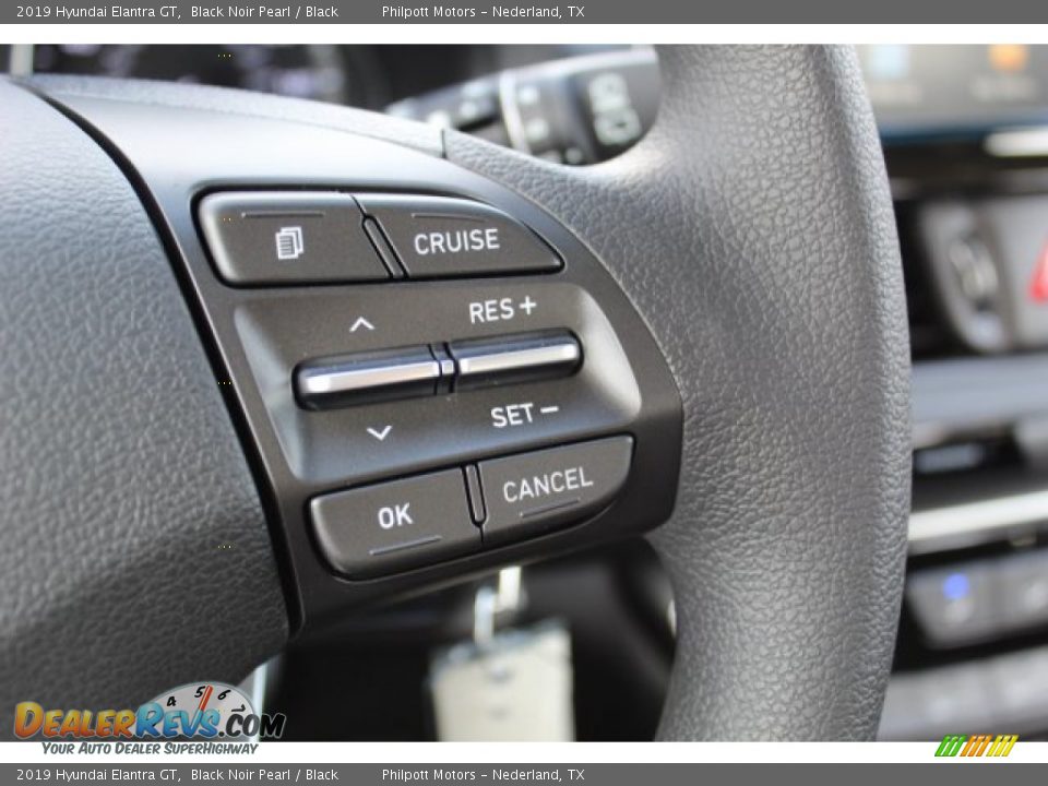 2019 Hyundai Elantra GT Black Noir Pearl / Black Photo #12