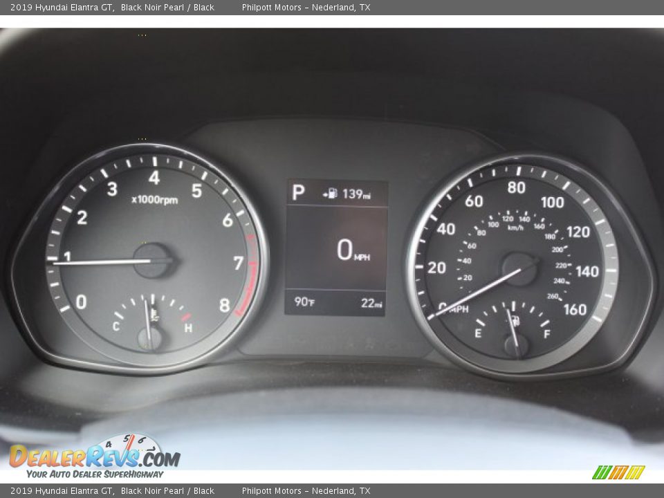 2019 Hyundai Elantra GT Black Noir Pearl / Black Photo #13