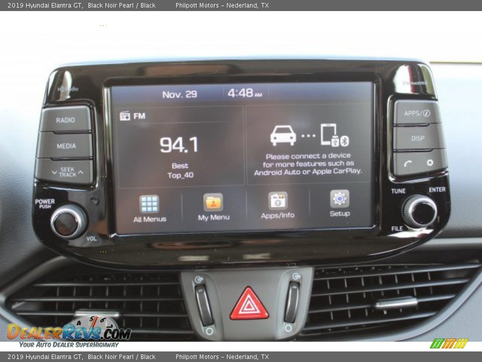 2019 Hyundai Elantra GT Black Noir Pearl / Black Photo #14