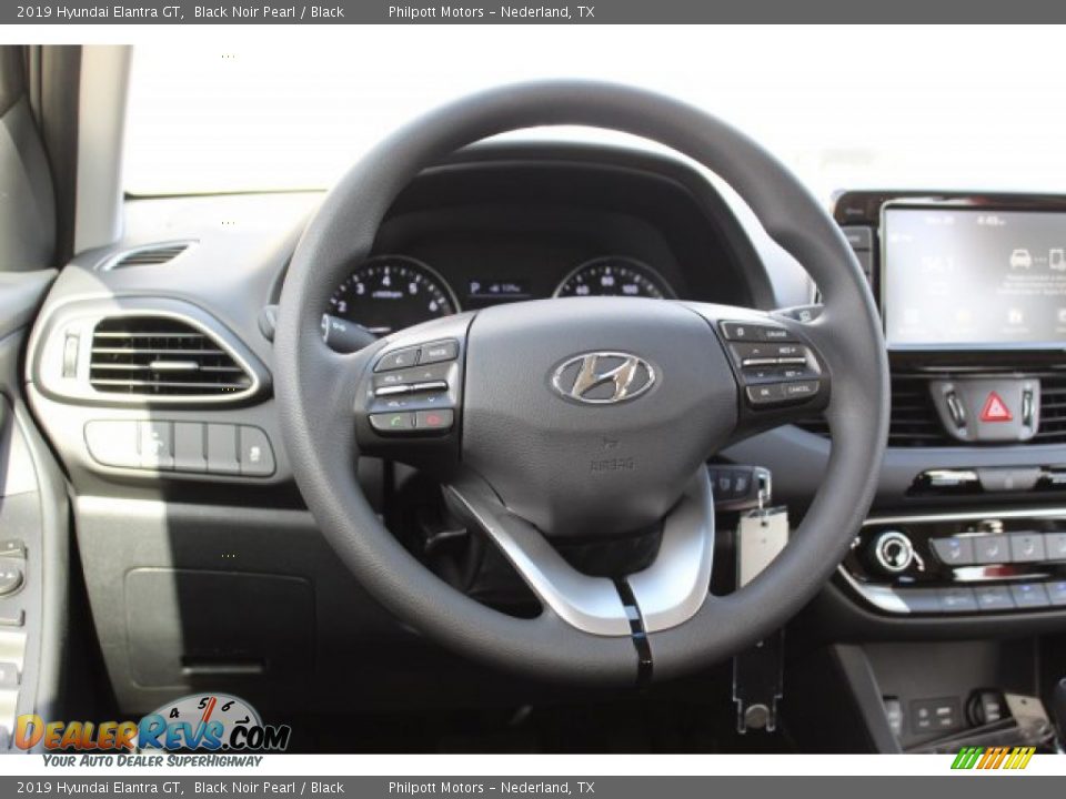 2019 Hyundai Elantra GT Black Noir Pearl / Black Photo #20