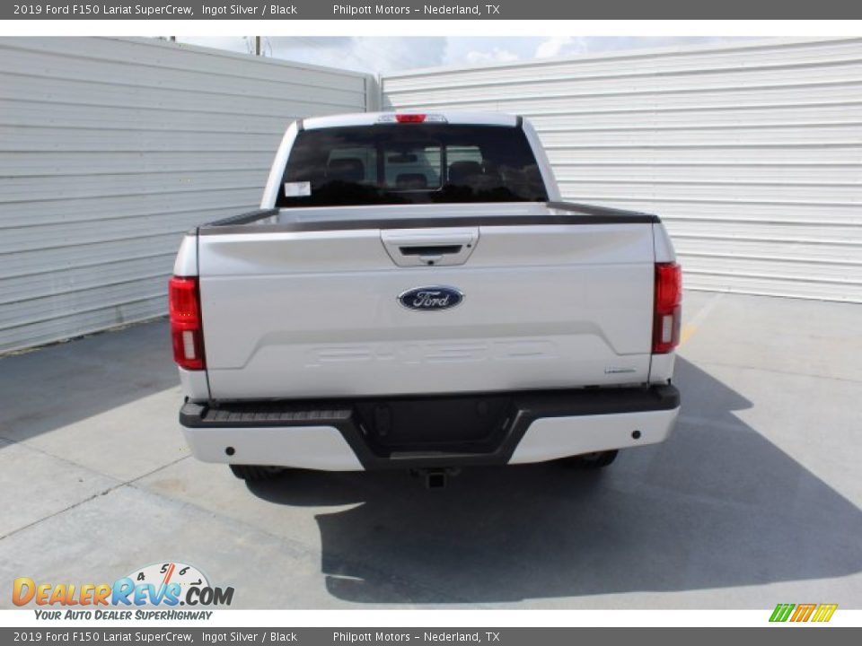 2019 Ford F150 Lariat SuperCrew Ingot Silver / Black Photo #7