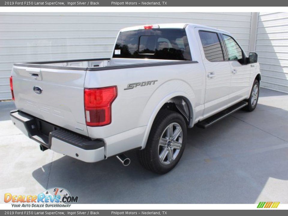 2019 Ford F150 Lariat SuperCrew Ingot Silver / Black Photo #8