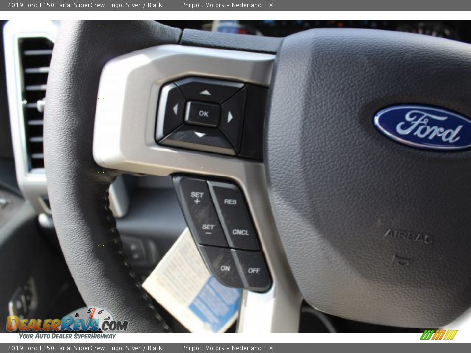 2019 Ford F150 Lariat SuperCrew Steering Wheel Photo #12