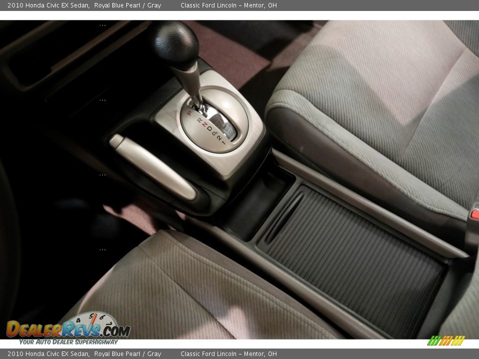 2010 Honda Civic EX Sedan Royal Blue Pearl / Gray Photo #11