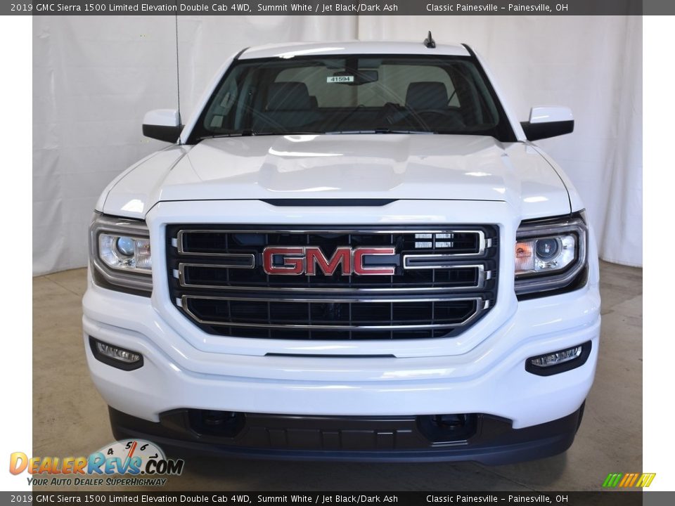 2019 GMC Sierra 1500 Limited Elevation Double Cab 4WD Summit White / Jet Black/Dark Ash Photo #4