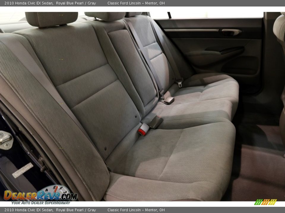2010 Honda Civic EX Sedan Royal Blue Pearl / Gray Photo #14