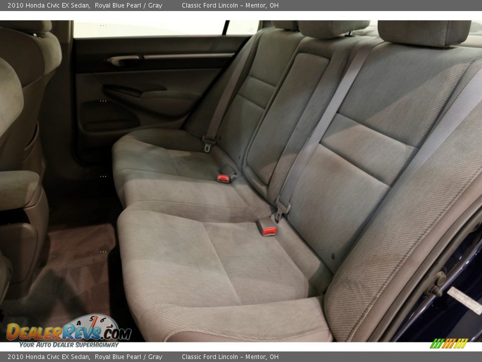 2010 Honda Civic EX Sedan Royal Blue Pearl / Gray Photo #15