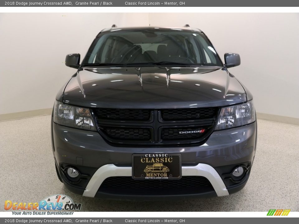 2018 Dodge Journey Crossroad AWD Granite Pearl / Black Photo #2