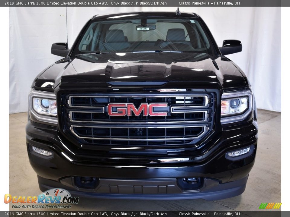 2019 GMC Sierra 1500 Limited Elevation Double Cab 4WD Onyx Black / Jet Black/Dark Ash Photo #4