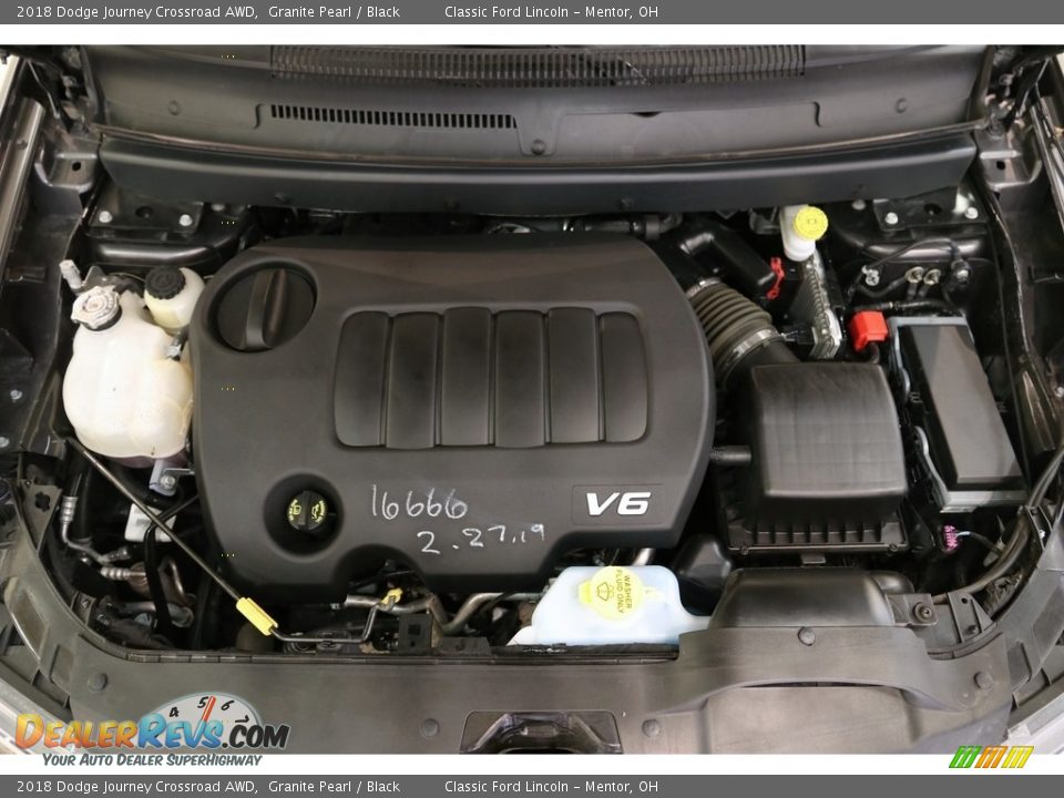 2018 Dodge Journey Crossroad AWD Granite Pearl / Black Photo #21