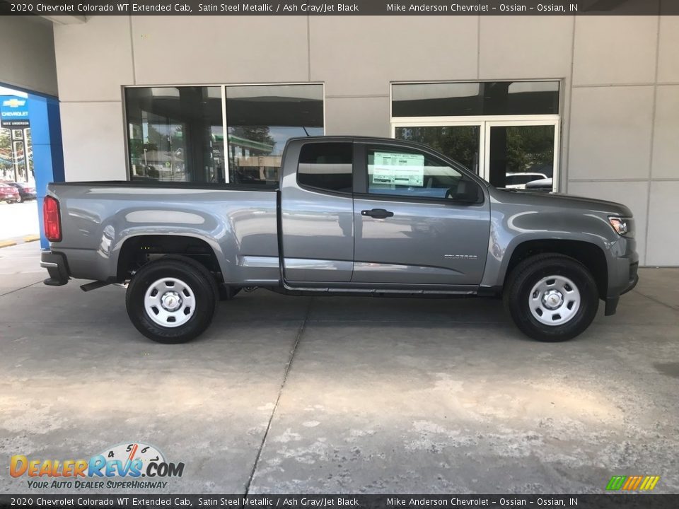 Satin Steel Metallic 2020 Chevrolet Colorado WT Extended Cab Photo #2