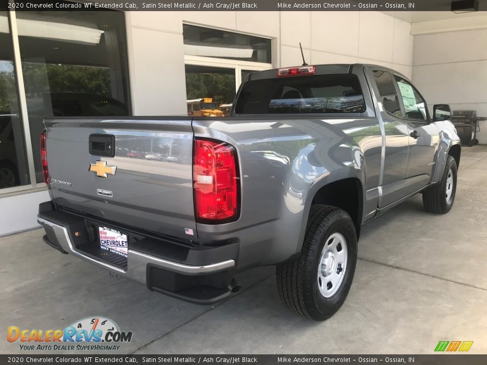 2020 Chevrolet Colorado WT Extended Cab Satin Steel Metallic / Ash Gray/Jet Black Photo #3