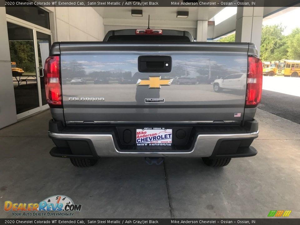 2020 Chevrolet Colorado WT Extended Cab Satin Steel Metallic / Ash Gray/Jet Black Photo #4