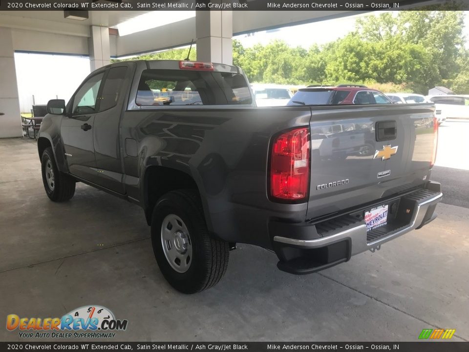 2020 Chevrolet Colorado WT Extended Cab Satin Steel Metallic / Ash Gray/Jet Black Photo #6