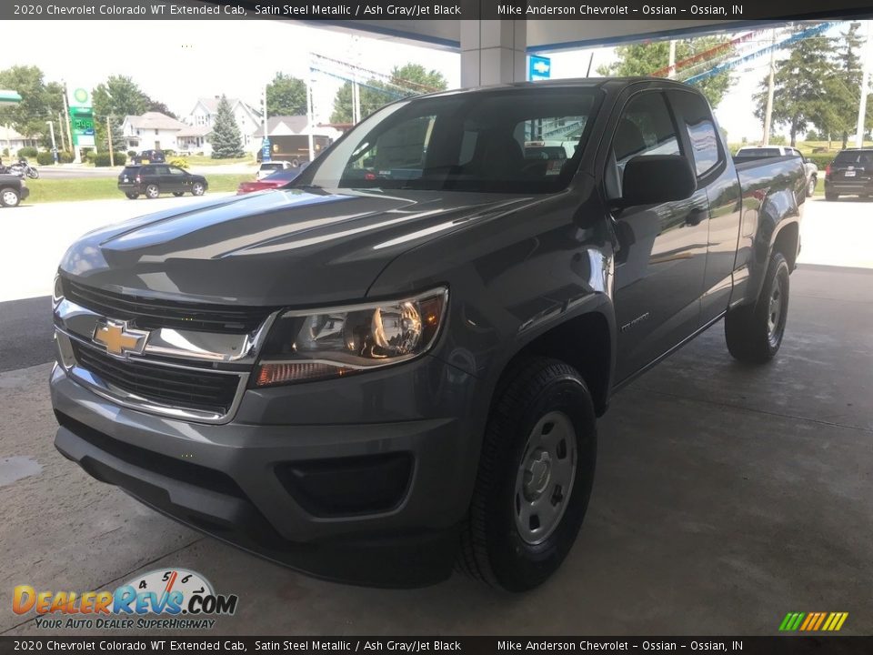 2020 Chevrolet Colorado WT Extended Cab Satin Steel Metallic / Ash Gray/Jet Black Photo #7