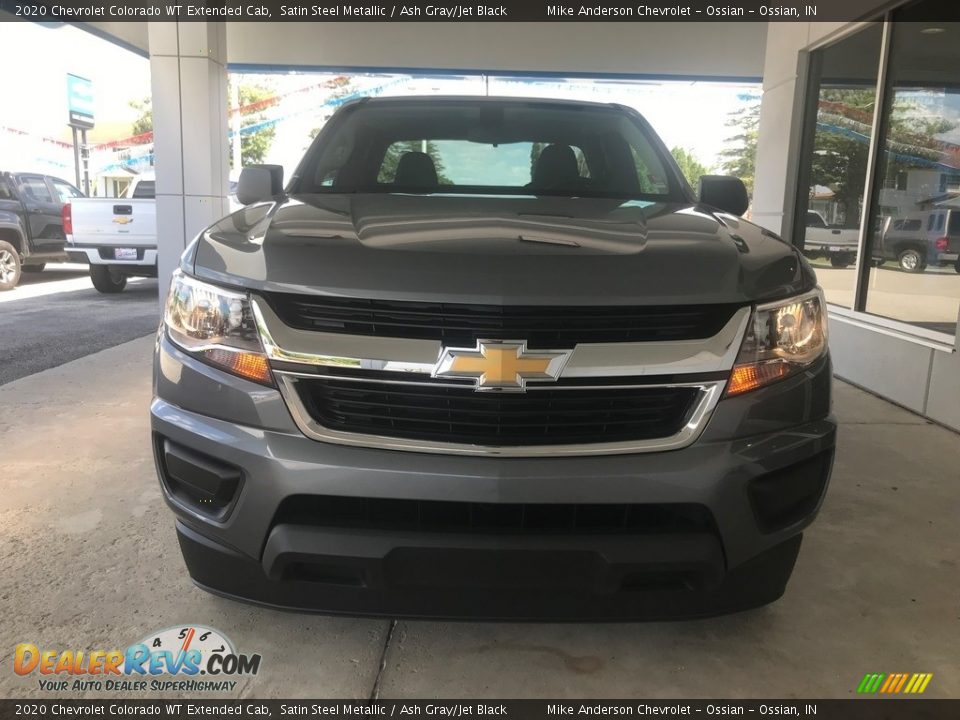 2020 Chevrolet Colorado WT Extended Cab Satin Steel Metallic / Ash Gray/Jet Black Photo #8