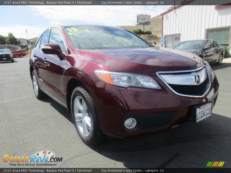 2013 Acura RDX Technology Basque Red Pearl II / Parchment Photo #1