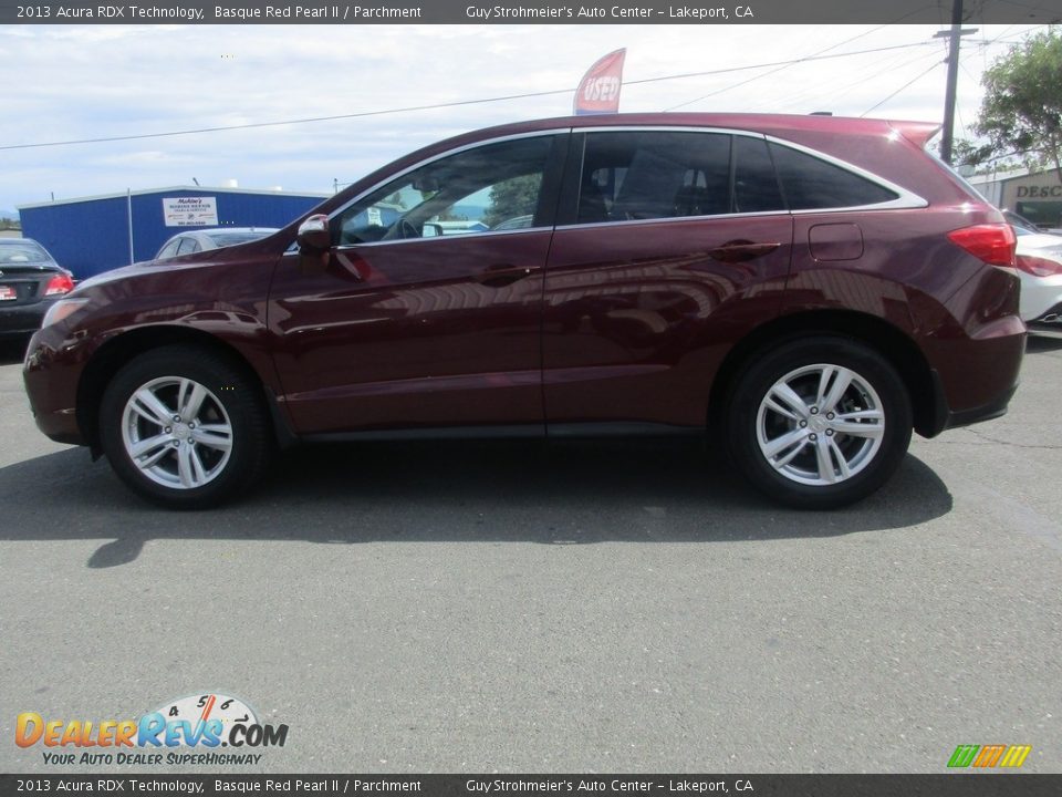 2013 Acura RDX Technology Basque Red Pearl II / Parchment Photo #4