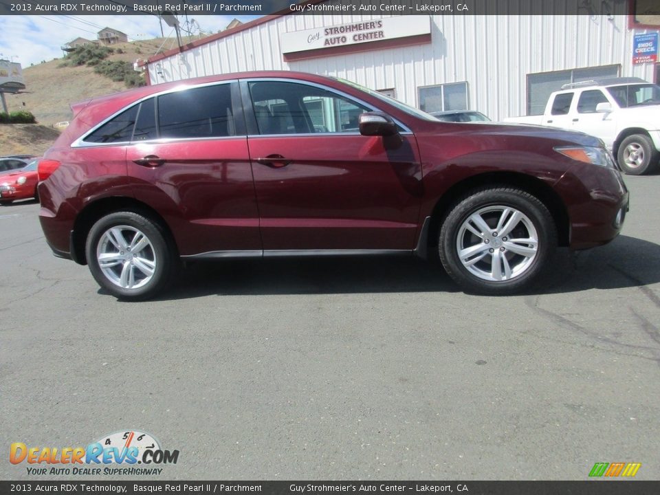 2013 Acura RDX Technology Basque Red Pearl II / Parchment Photo #6
