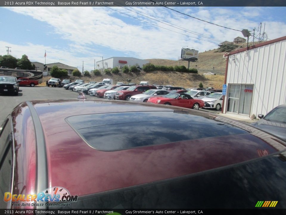 2013 Acura RDX Technology Basque Red Pearl II / Parchment Photo #7
