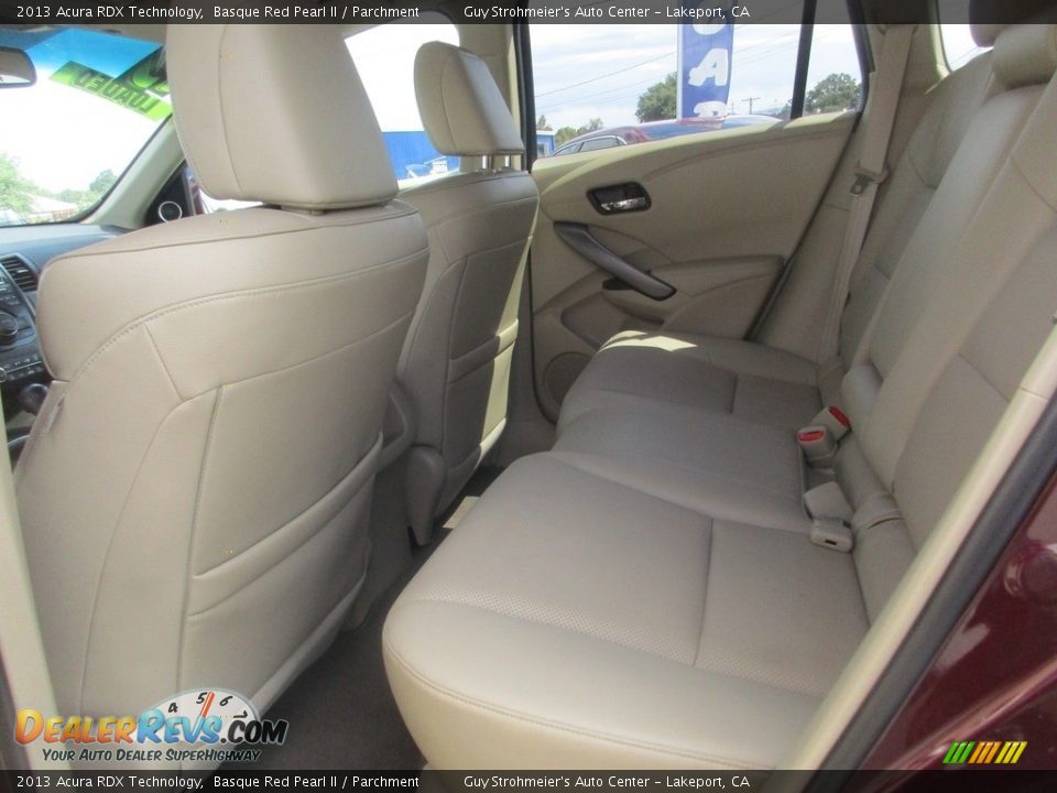 2013 Acura RDX Technology Basque Red Pearl II / Parchment Photo #10
