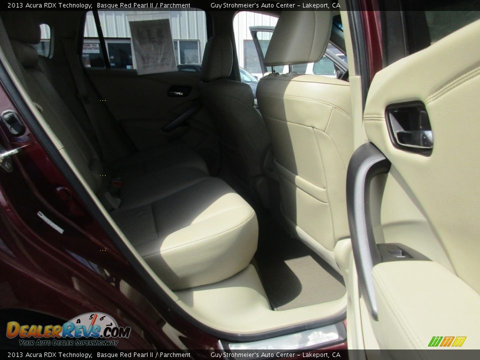 2013 Acura RDX Technology Basque Red Pearl II / Parchment Photo #11