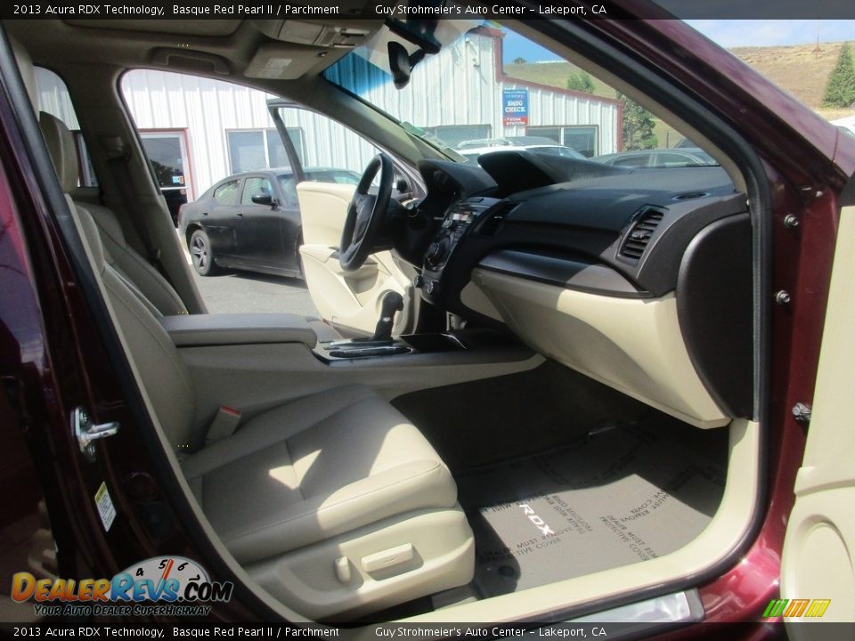 2013 Acura RDX Technology Basque Red Pearl II / Parchment Photo #12
