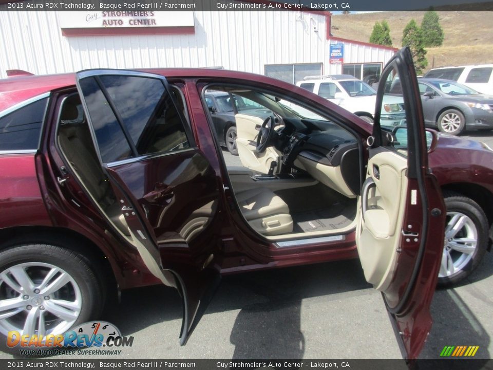 2013 Acura RDX Technology Basque Red Pearl II / Parchment Photo #13