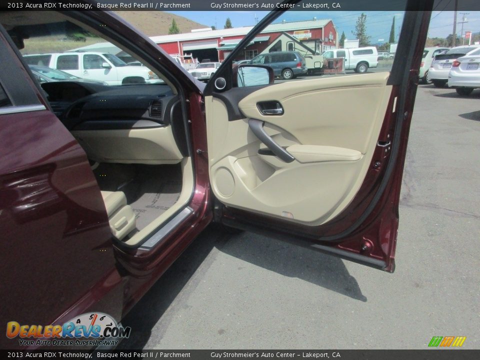 2013 Acura RDX Technology Basque Red Pearl II / Parchment Photo #14