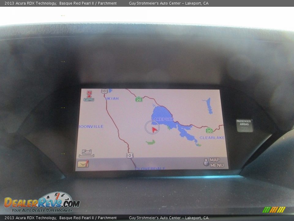 2013 Acura RDX Technology Basque Red Pearl II / Parchment Photo #16