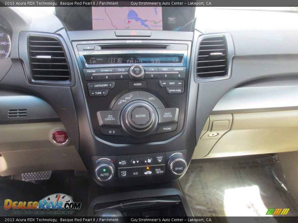 2013 Acura RDX Technology Basque Red Pearl II / Parchment Photo #17